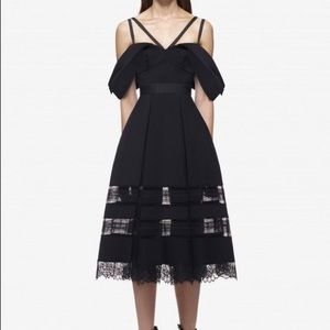 Self-portrait black dress